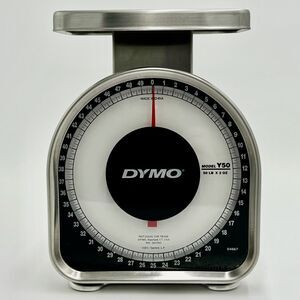 Dymo Model Y50 50lb Dial Scale/Desktop/Shipping works perfect  Nently used